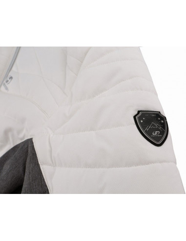 Ladies snowsport jacket BALAY bright white/gray mel