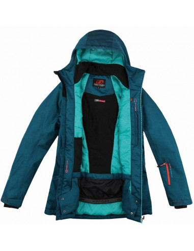 Ladies snowsport jacket NORA deep teal mel