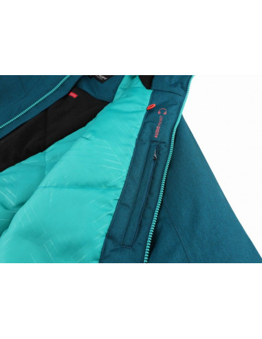 Ladies snowsport jacket NORA deep teal mel