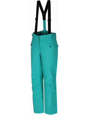 Ladies snowsport pants AWAKE pool green