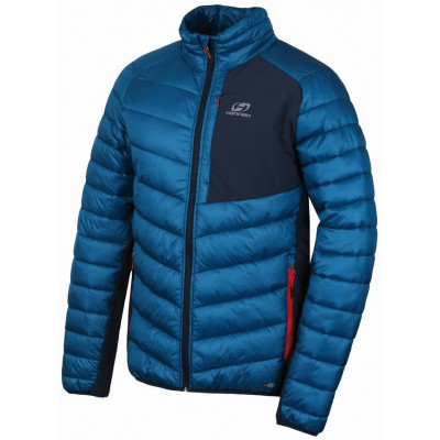 Mens active jacket REVEL turkish tile/midnight navy