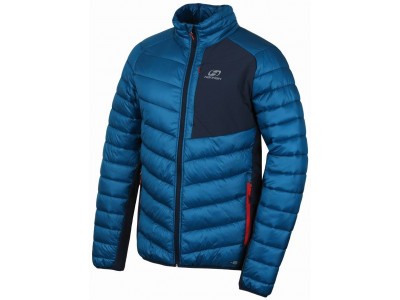 Mens active jacket REVEL turkish tile/midnight navy