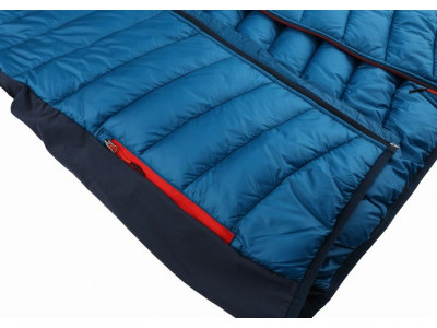 Mens active jacket REVEL turkish tile/midnight navy