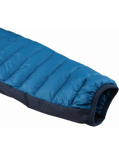 Mens active jacket REVEL turkish tile/midnight navy