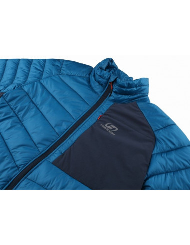 Mens active jacket REVEL turkish tile/midnight navy