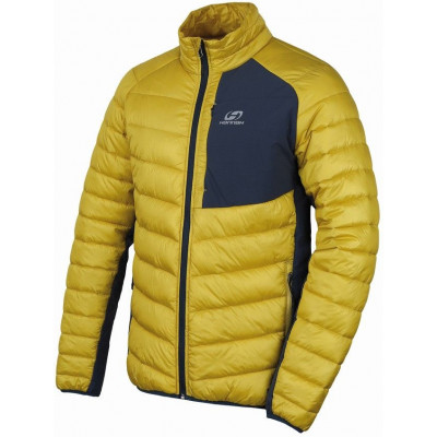Mens active jacket REVEL citronelle/midnight navy