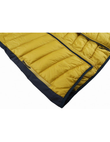 Mens active jacket REVEL citronelle/midnight navy