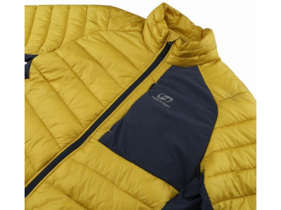 Mens active jacket REVEL citronelle/midnight navy