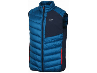 Mens active vest STOWE turkish tile/midnight navy