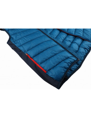 Mens active vest STOWE turkish tile/midnight navy