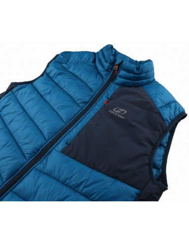 Mens active vest STOWE turkish tile/midnight navy