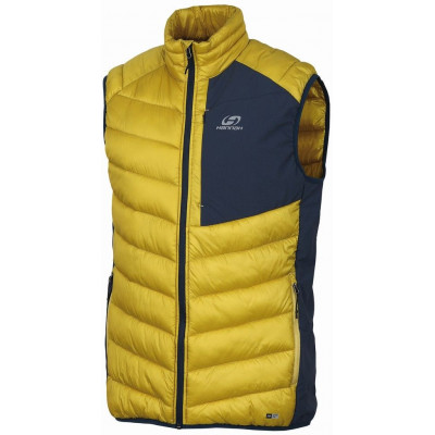 Mens active vest STOWE citronelle/midnight navy