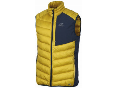 Mens active vest STOWE citronelle/midnight navy