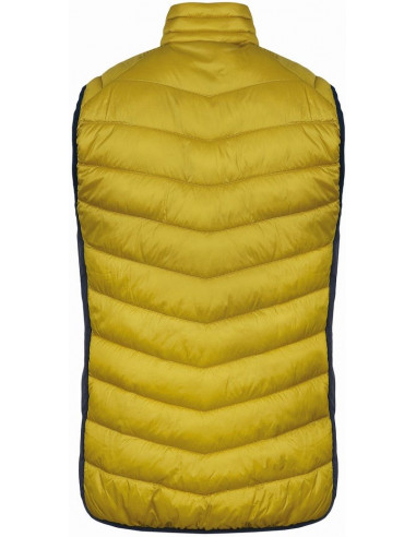 Mens active vest STOWE citronelle/midnight navy