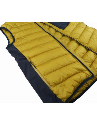 Mens active vest STOWE citronelle/midnight navy