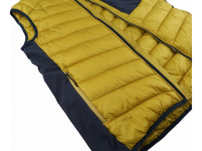 Mens active vest STOWE citronelle/midnight navy