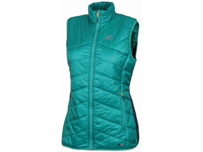 Ladies active vest TASSANA dynasty green/midnight navy