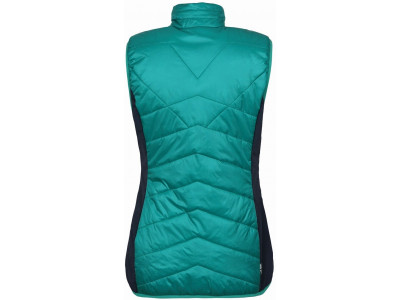 Ladies active vest TASSANA dynasty green/midnight navy