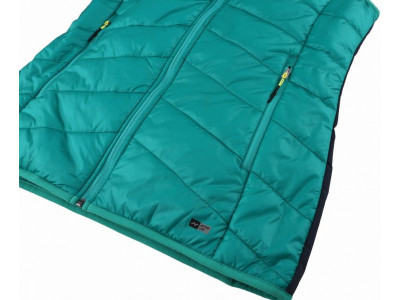 Ladies active vest TASSANA dynasty green/midnight navy