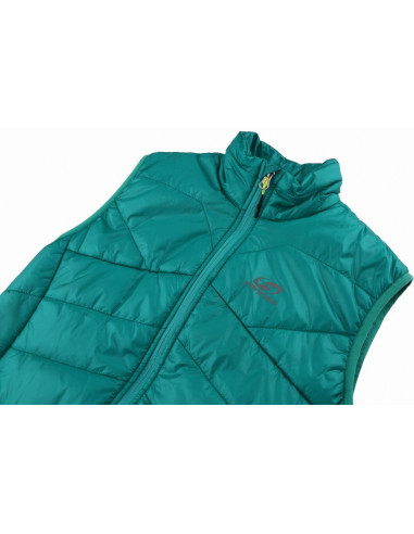 Ladies active vest TASSANA dynasty green/midnight navy