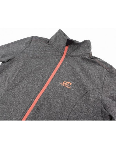 Ladies active sweatshirt BRENDA light gray mel (coral)