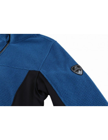 Mens city sweatshirt MORDIS blue iron mel