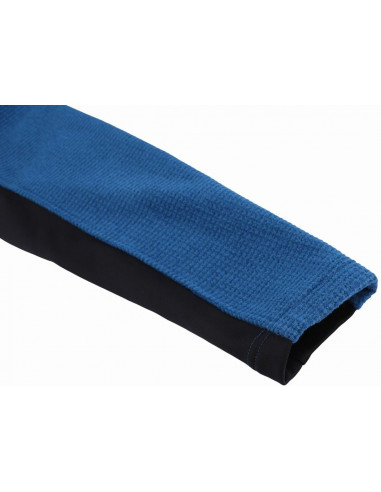 Mens city sweatshirt MORDIS blue iron mel