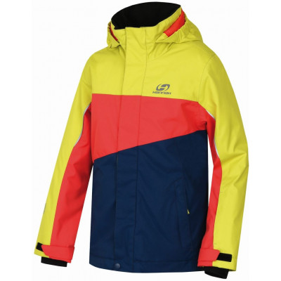 Kids jacket MAJLO JR sulphur spring/hot coral