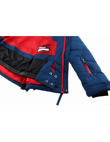 Kids jacket KINAM JR poseidon/mykonos mel