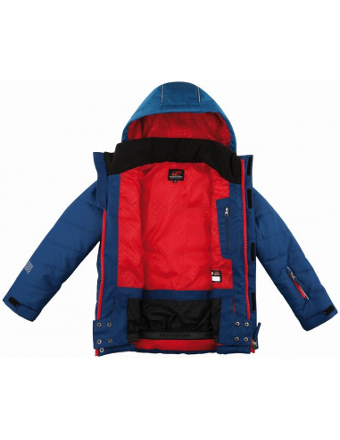 Kids jacket KINAM JR poseidon/mykonos mel