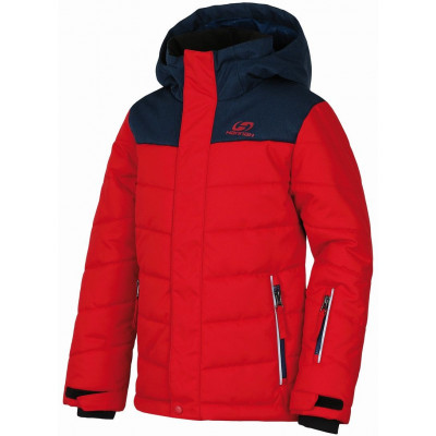 Kids jacket KINAM JR racing red/majolica mel