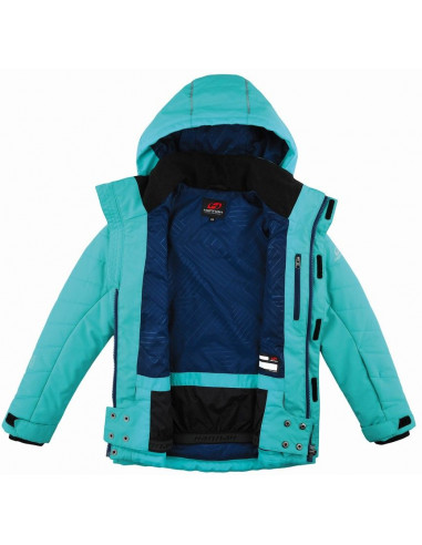 Kids jacket ROVENA JR pool green
