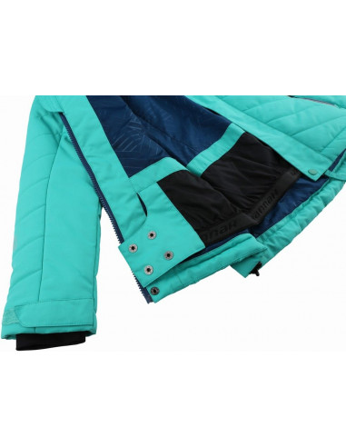 Kids jacket ROVENA JR pool green