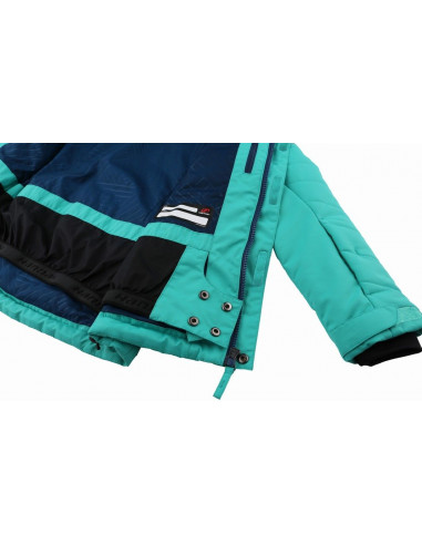 Kids jacket ROVENA JR pool green