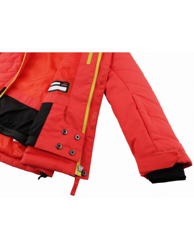 Kids jacket ROVENA JR hot coral