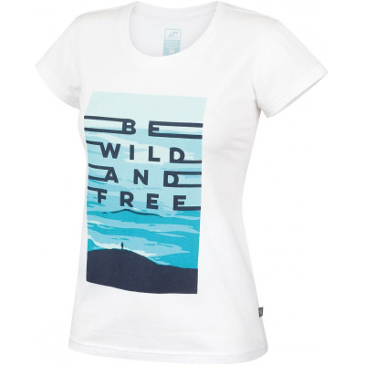 Ladies city short sleeve T-shirt FLIN Bright white