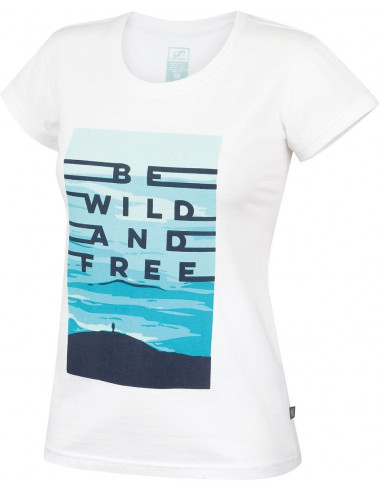 Ladies city short sleeve T-shirt FLIN Bright white