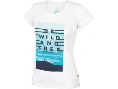 Ladies city short sleeve T-shirt FLIN Bright white