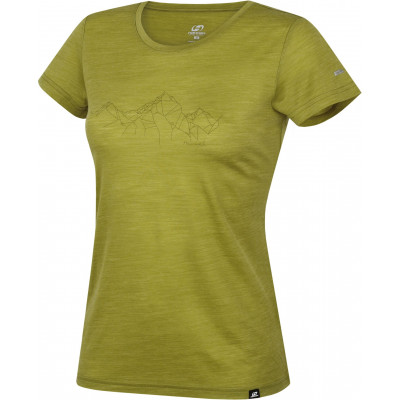 Sieviešu sporta T-krekls ar īsām piedurknēm VALERY T-SHIRT laima zaļš 1