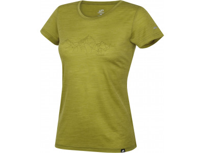 Ladies active short sleeve T-shirt VALERY T-SHIRT Lime green 1