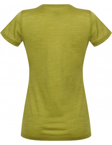 Ladies active short sleeve T-shirt VALERY T-SHIRT Lime green 1