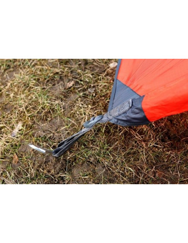 Camping tent RIDER 2 Mandarin red