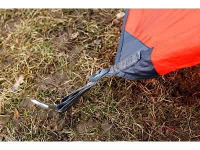 Kempinga telts RIDER 2 mandarīnu sarkans