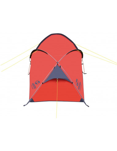 Camping tent RIDER 2 Mandarin red