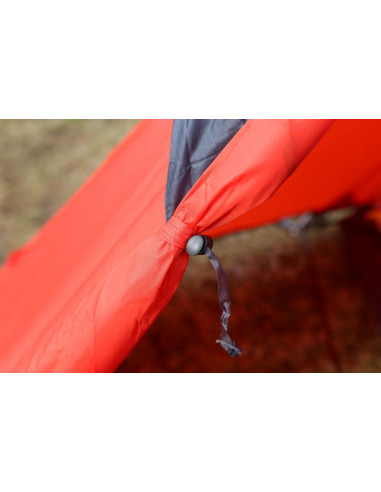 Camping tent RIDER 2 Mandarin red