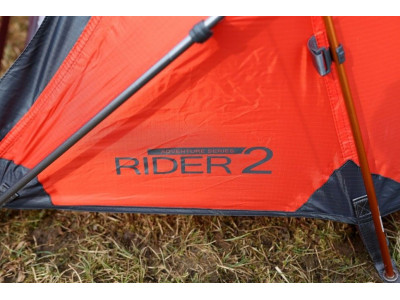 Camping tent RIDER 2 Mandarin red
