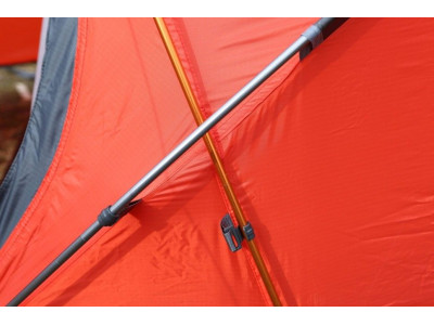 Camping tent RIDER 2 Mandarin red