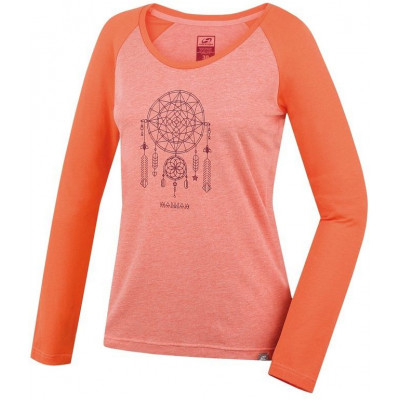 Ladies city t-shirt ls EMILY Salmon mel/fresh salmon