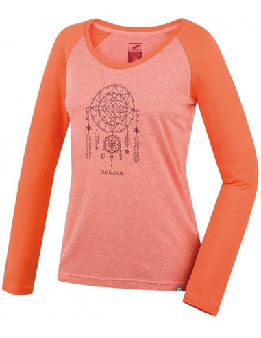 Ladies city t-shirt ls EMILY Salmon mel/fresh salmon