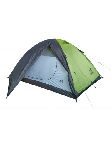 Camping tent TYCOON 2 spring green/cloudy gray